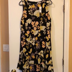 NWT Loft Floral Dress. Size 18